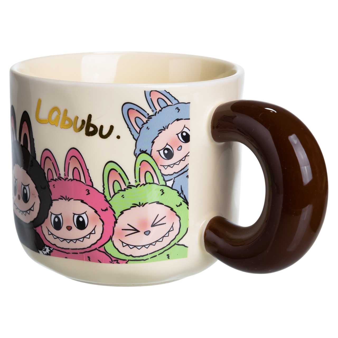 Чашка порцелянова Labubu 400 (мл) подарункова Yiwu FM-21C - Зображення 3
