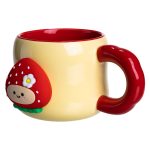 Кубок порцелянова з магнітом Поулиниця 400 (мл) подарункова кружка прикольна чашка для дітей на подарунок Жовтий з червоним FM-53A - Зображення 2