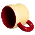 Кубок порцелянова з магнітом Поулиниця 400 (мл) подарункова кружка прикольна чашка для дітей на подарунок Жовтий з червоним FM-53A - Зображення 4