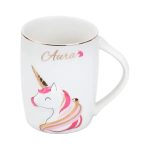 Чашка порцелянова з малюнком єдинорога 400 мл Aura HP7187P