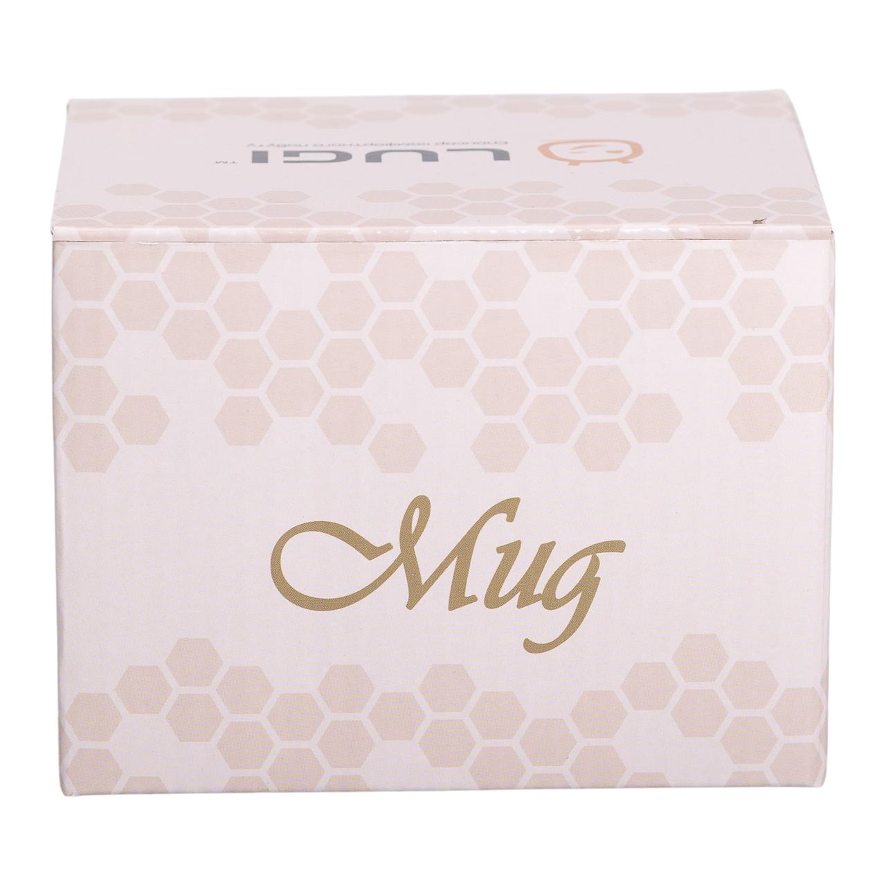 Чашка порцелянова із золотим обідком і золотою ручкою 300 (мл) Біла RX-N231129W - Зображення 5