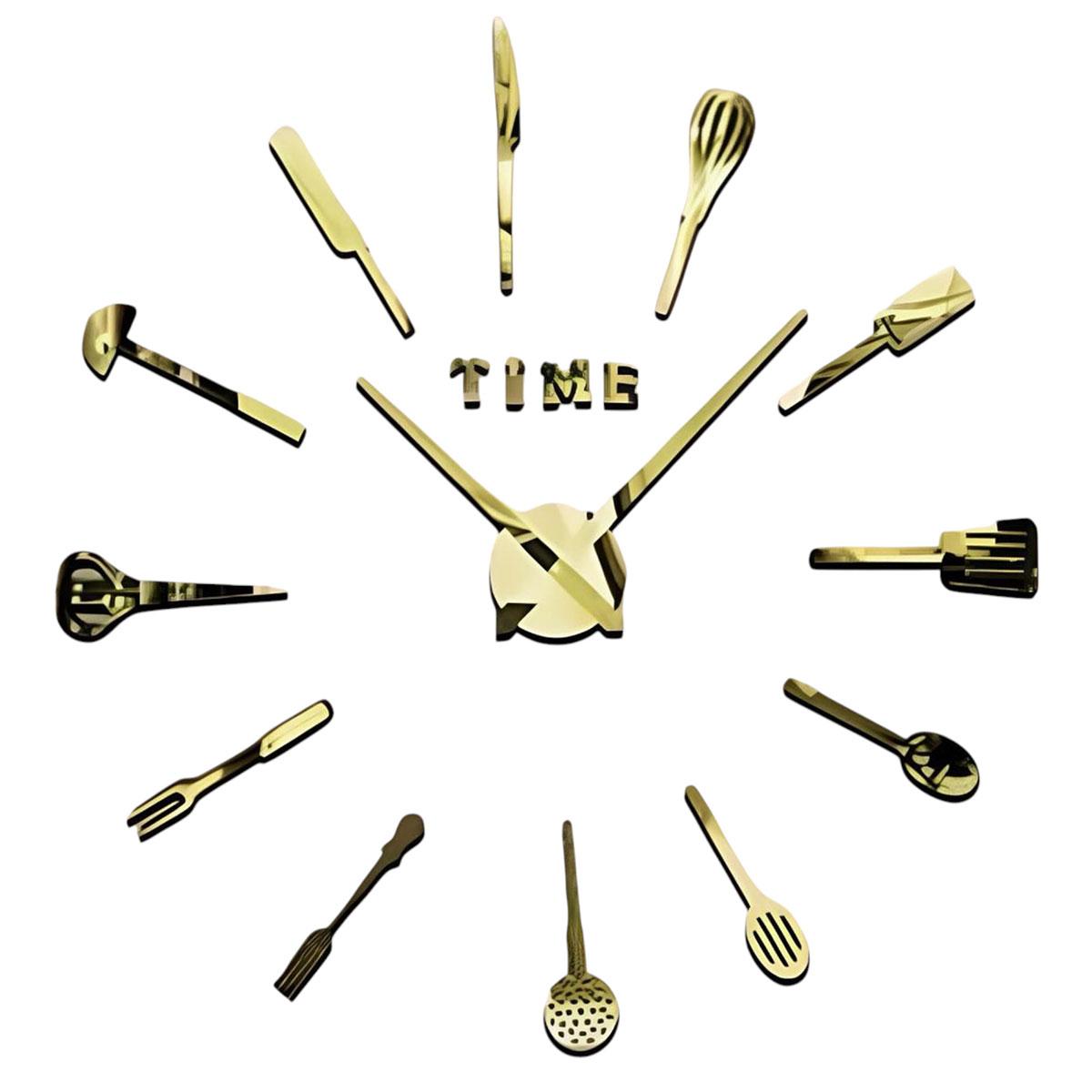 Годинник настінний діаметр 10 см круглий годинник на кухню HP-3Y-5 - Зображення 1