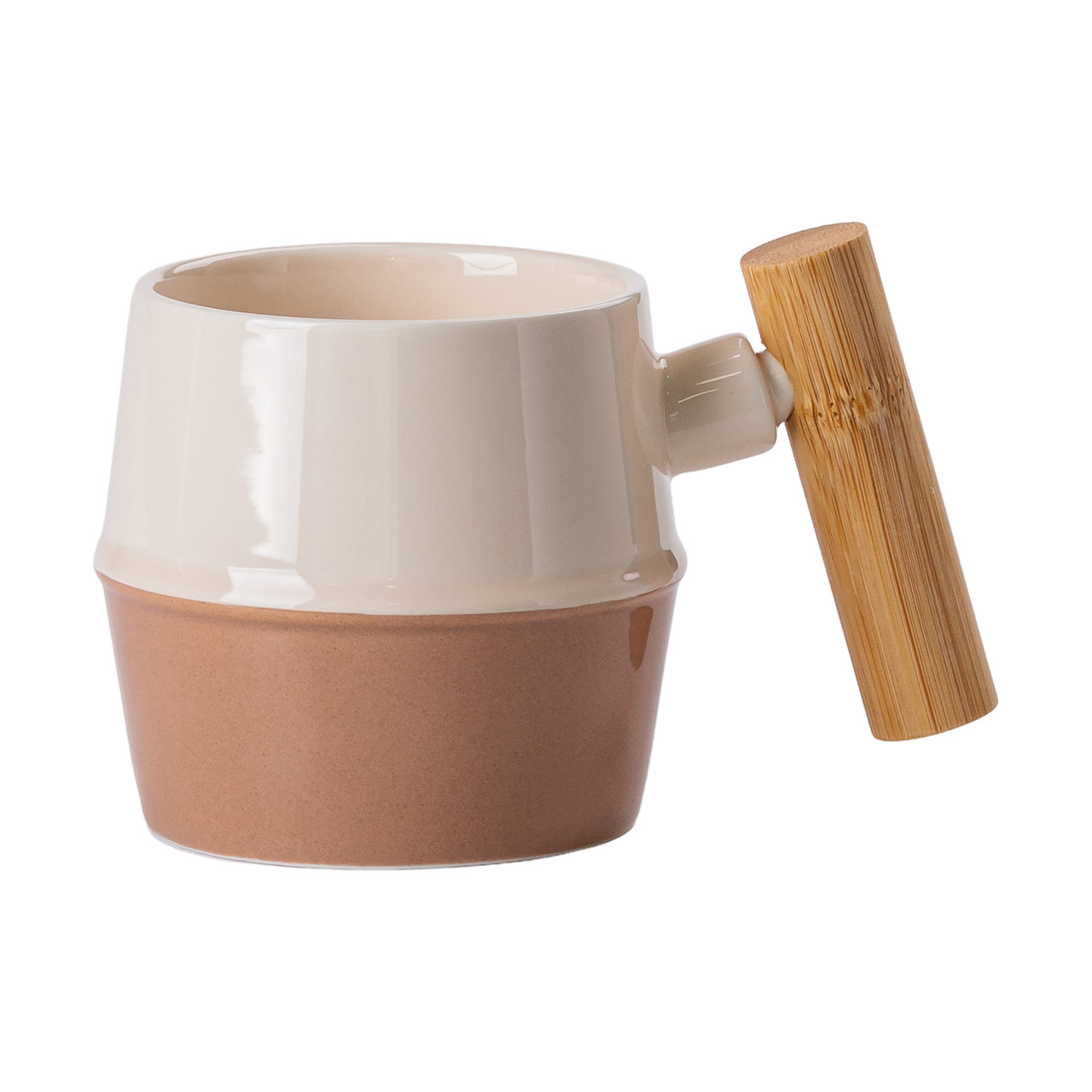 Чайний сервіз на 6 персон з бамбуковою підставкою коричневий HP-15-21 - Зображення 3