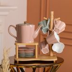 Чайний сервіз на 6 персон з бамбуковою підставкою HP-15-25 - Зображення 7