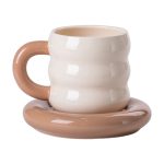 Чайний сервіз на 6 персон з 2-ярусною бамбуковою підставкою HP-15-20 - Зображення 4