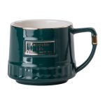 Чайний набір на 6 персон із заварювальним чайником та порцелянаовою підставкою Зелений HP-15-6 - Зображення 3