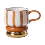 Чайний набір на 6 персон із порцелянаовою підставкою, шоколад HP-15-29 - Зображення 3