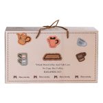 Чайний набір на 6 персон із порцелянаовою підставкою, шоколад HP-15-29 - Зображення 10