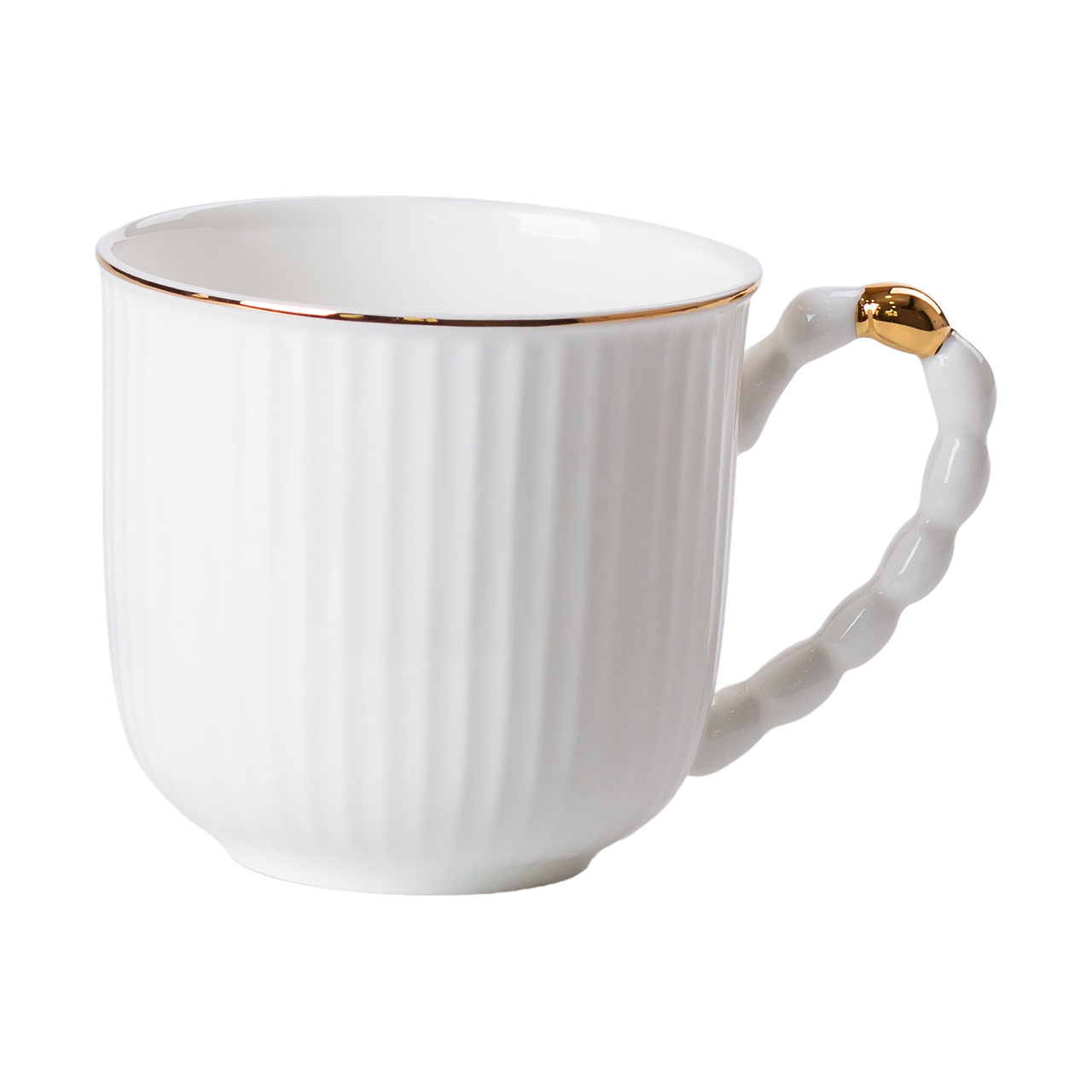 Чайний набір на 6 персон, із заварювальним чайником і підставкою, білий HP-15-4 - Зображення 3