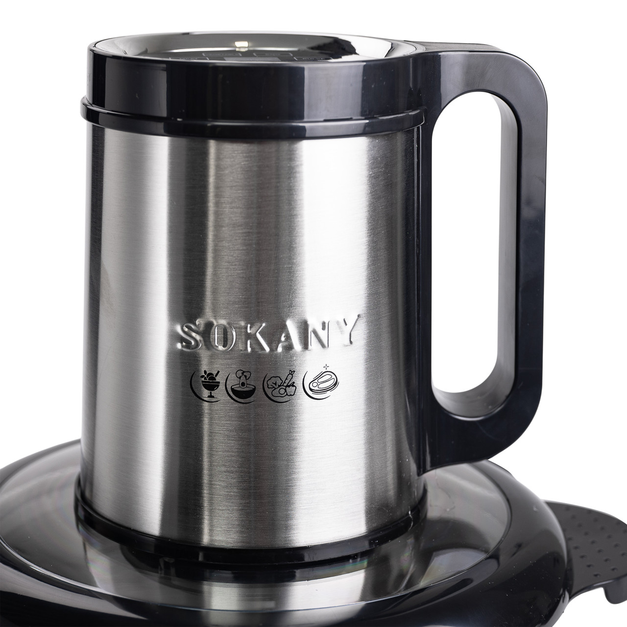 Чопер подрібнювач 800 Вт 4 леза з чашею на 2,5 літри м'ясорубка Sokany SK-06026 - Зображення 5