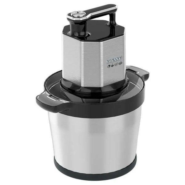 Чопер подрібнювач 800 Вт з чашею на 4,5 літрів 6 лез м'ясорубка Sokany SK-06033