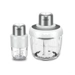 Чопер подрібнювач Sokany SKYM7032W 2в1 з чашами 0.5 і 1.5 л 800 Вт Білий - Зображення 2