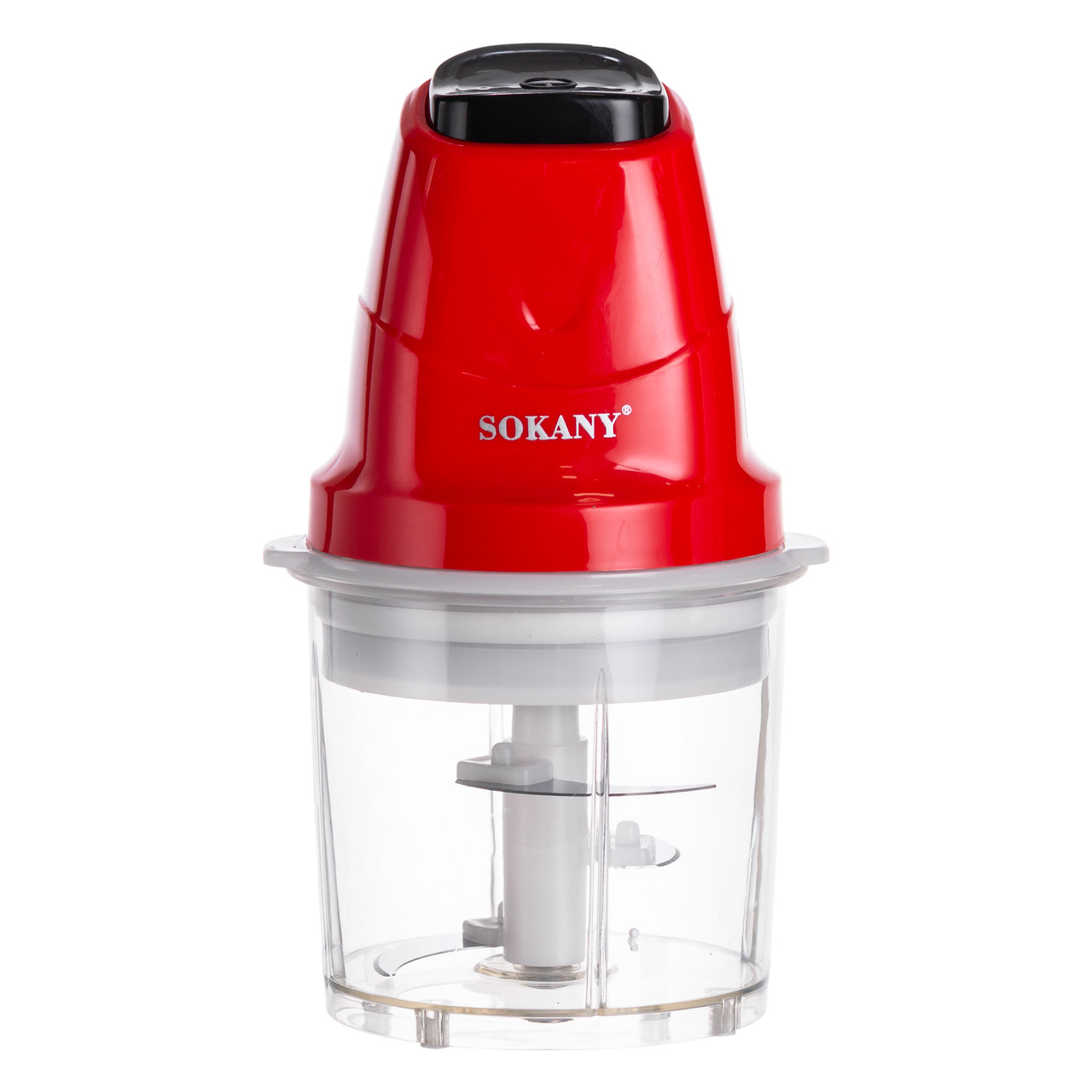 Чоппер подрібнювач з чашею на 0.7 л електричний кухонний 250 Вт Sokany SK-06009R - Зображення 1