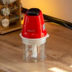 Чоппер подрібнювач з чашею на 0.7 л електричний кухонний 250 Вт Sokany SK-06009R - Зображення 6