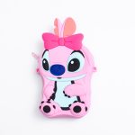 Дитяча силіконова сумка Стіч 13×9×2,5 (см) через плече Рожева HP-55-5P - Зображення 2