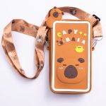 Дитяча силіконова сумочка-гаманець 7*10*3 см Коричневий HP-55-17BR