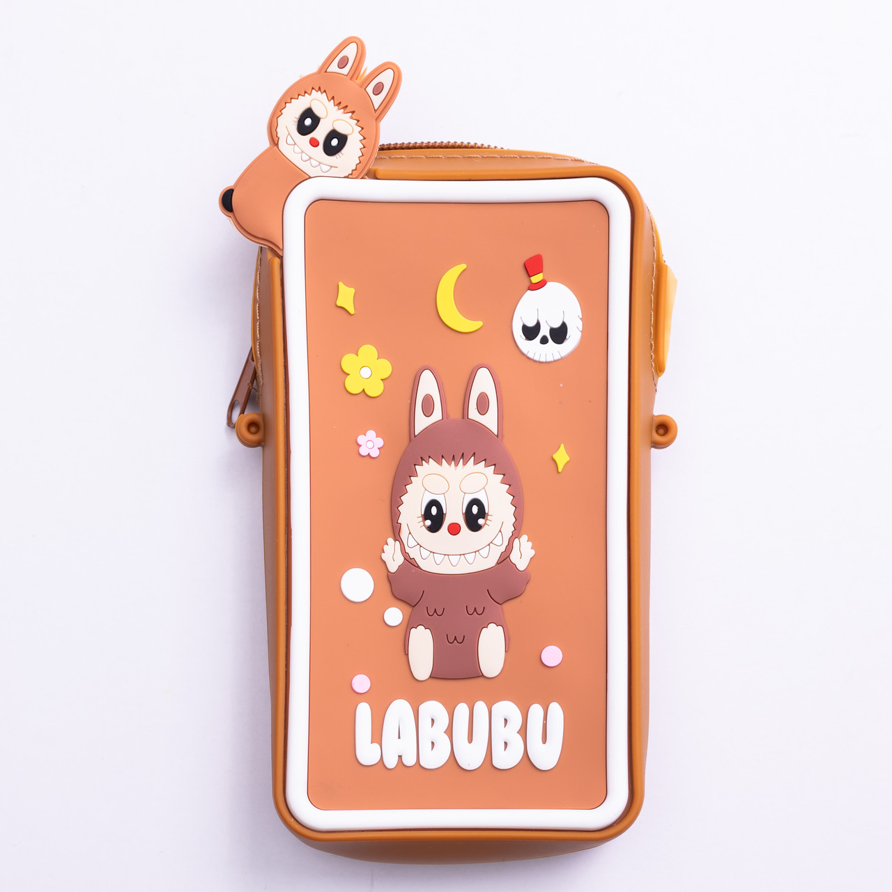 Дитяча силіконова сумочка-гаманець 17*10*3 см Коричневий HP-55-18BR - Зображення 2