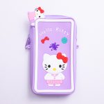 Дитяча силіконова сумочка-гаманець 17*9*2 см Фіолетовий HP-55-21V - Зображення 2