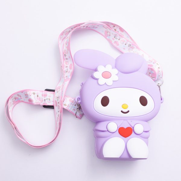 Дитяча силіконова сумочка-гаманець з поп-іт 15*10*3 см Фіолетовий HP-55-8V