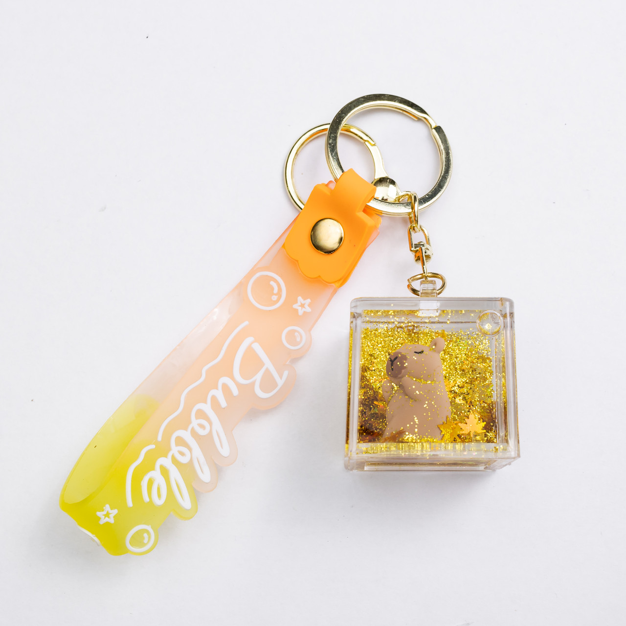 Дитячий брелок Капібара Cube 3.5×3.5×3.5 (см) для ключів, на сумку і рюкзак (рандом) HP-55-34BR - Зображення 3