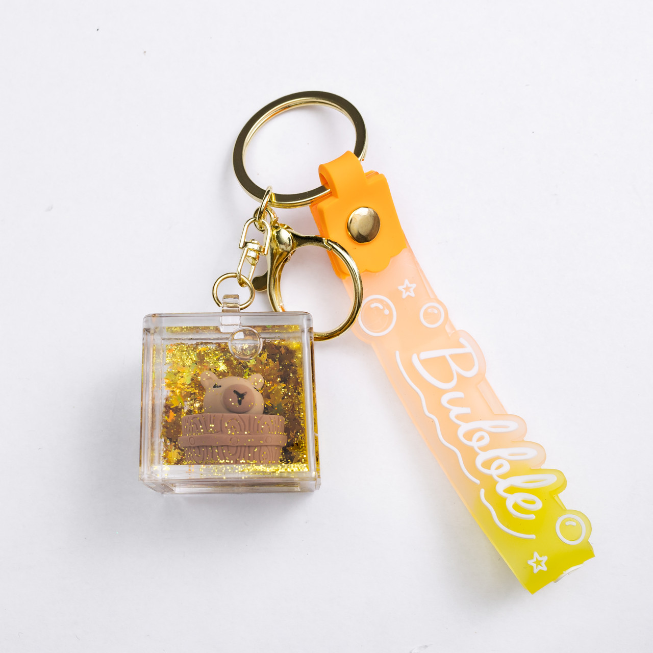 Дитячий брелок Капібара Cube 3.5×3.5×3.5 (см) для ключів, на сумку і рюкзак (рандом) HP-55-34BR - Зображення 5