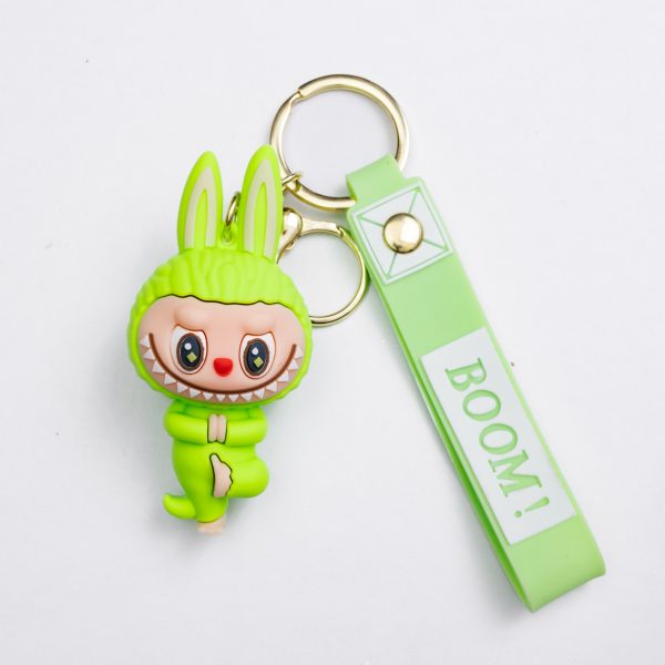 Дитячий брелок Beige Yoga 4×8 см для ключів, сумки і рюкзака Салатовий HP-55-16GR