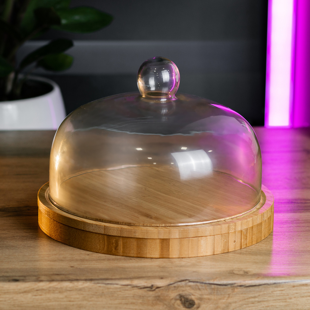 Набір для нарізання сиру Ø 25 зі скляною кришкою HP1230 - Зображення 2