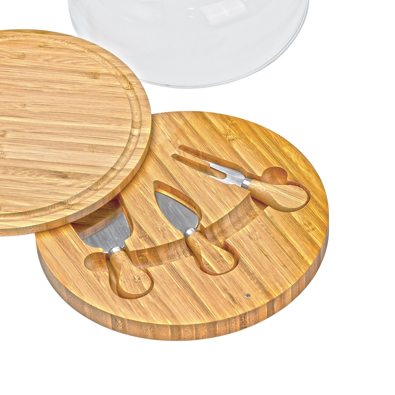 Набір для нарізання сиру Ø 25 зі скляною кришкою HP1230 - Зображення 7