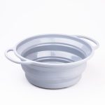 Друшляк 2.6 л силіконовий складаний з ручками 2.6 л Сірий HP34544G - Зображення 2