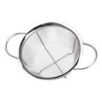 Друшляк з двома ручками 20 см дрібнокомірчаста сітка з нержавіючої сталі HP-19-2-20CM - Зображення 3