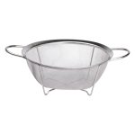 Друшляк з двома ручками 22 см дрібнокомірчаста сітка з нержавіючої сталі HP-19-2-22CM