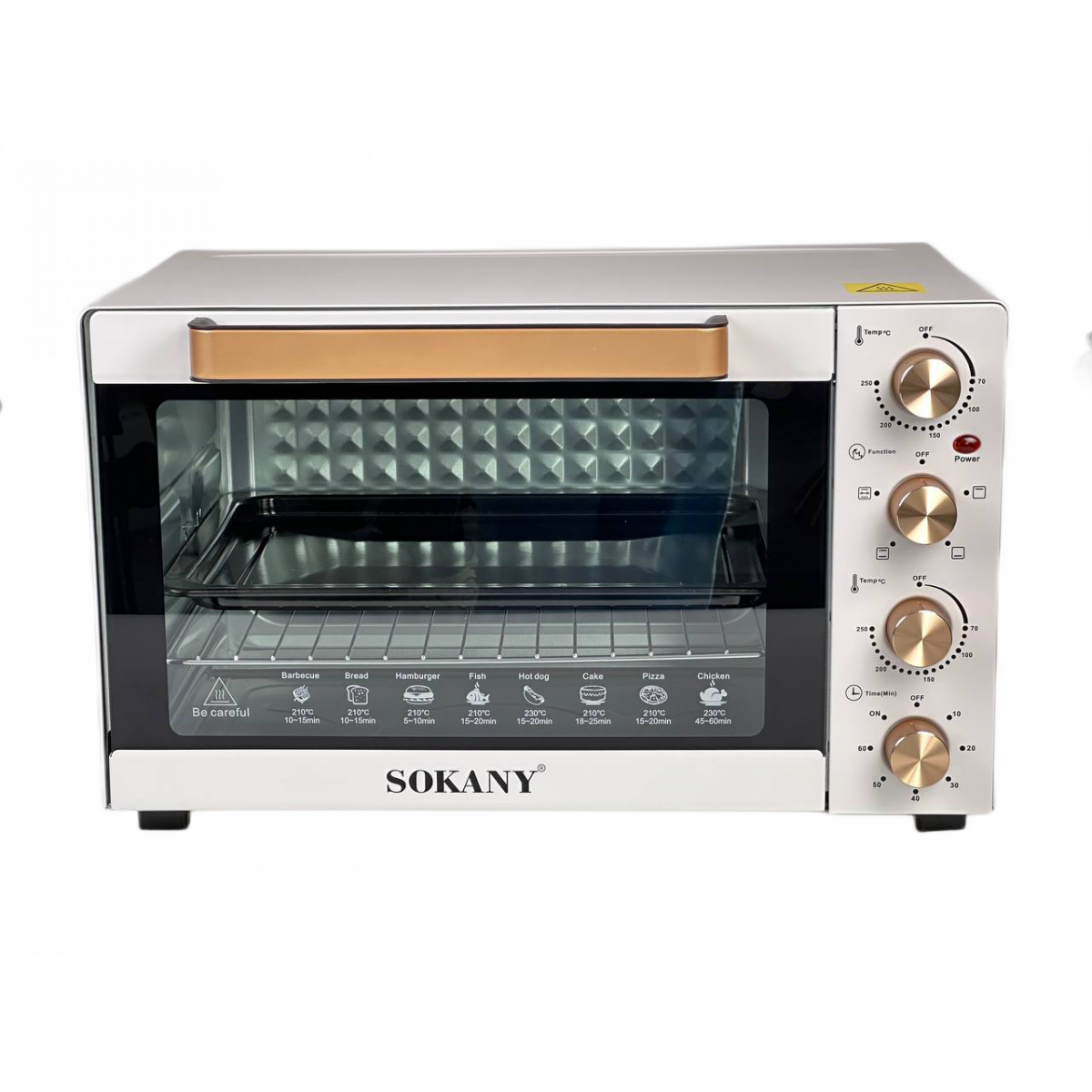 Електрична духовка Sokany настільна 50 лSK450W - Зображення 1