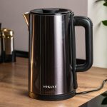 Електрочайник Sokany 3 літри Сірий SK-09018G - Зображення 2