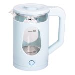 Електрочайник побутовий 2,3 л Sokany дисковий з автовимкненням SK-SH-1071BL
