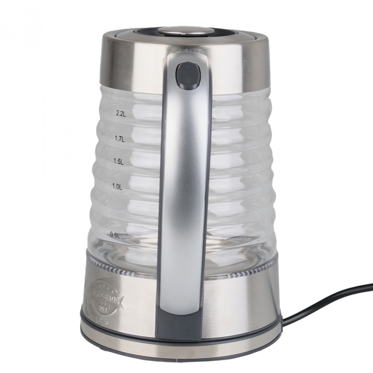 Електрочайник Sokany SK1027CST 2.2 літра скляний 2000 Вт з підсвічуванням - Зображення 2