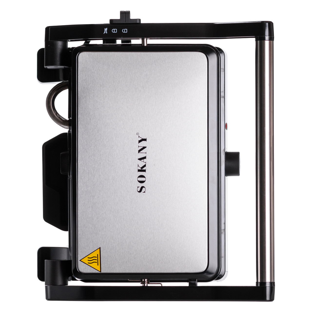 Електрогриль притискний з антипригарним покриттям 1500 Вт Sokany SK-08026 - Зображення 6
