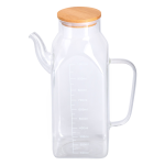 Ємність для олії та оцту з бамбуковою кришкою 1 літр HP-34-2 - Зображення 2