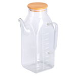 Ємність для олії та оцту з бамбуковою кришкою 1 літр HP-34-2 - Зображення 4