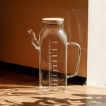 Ємність для олії та оцту з бамбуковою кришкою 1 літр HP-34-2 - Зображення 6