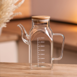 Ємність для олії та оцту з бамбуковою кришкою 750 мл HP-34-1 - Зображення 6