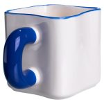 Порцелянова чашка "Містер Крабс" з магнітним декором 500 мл, Кружка дитяча чашка із порцеляни на подарунок FM-12BL - Зображення 4