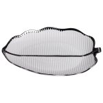 Порцелянове блюдо для сервірування столу у формі листа 31×20×3 (см) Срібло ML6047 - Зображення 2