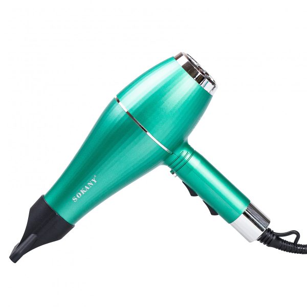Фен для волосся Sokany з двома концентраторами, зелений SK-14009
