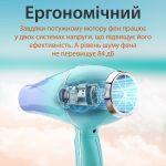 Фен для волосся VGR з холодним обдуванням та регулюванням потужності, 2400Вт V452TU - Зображення 4