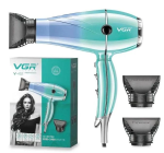 Фен для волосся VGR з холодним обдуванням та регулюванням потужності, 2400Вт V452TU - Зображення 7