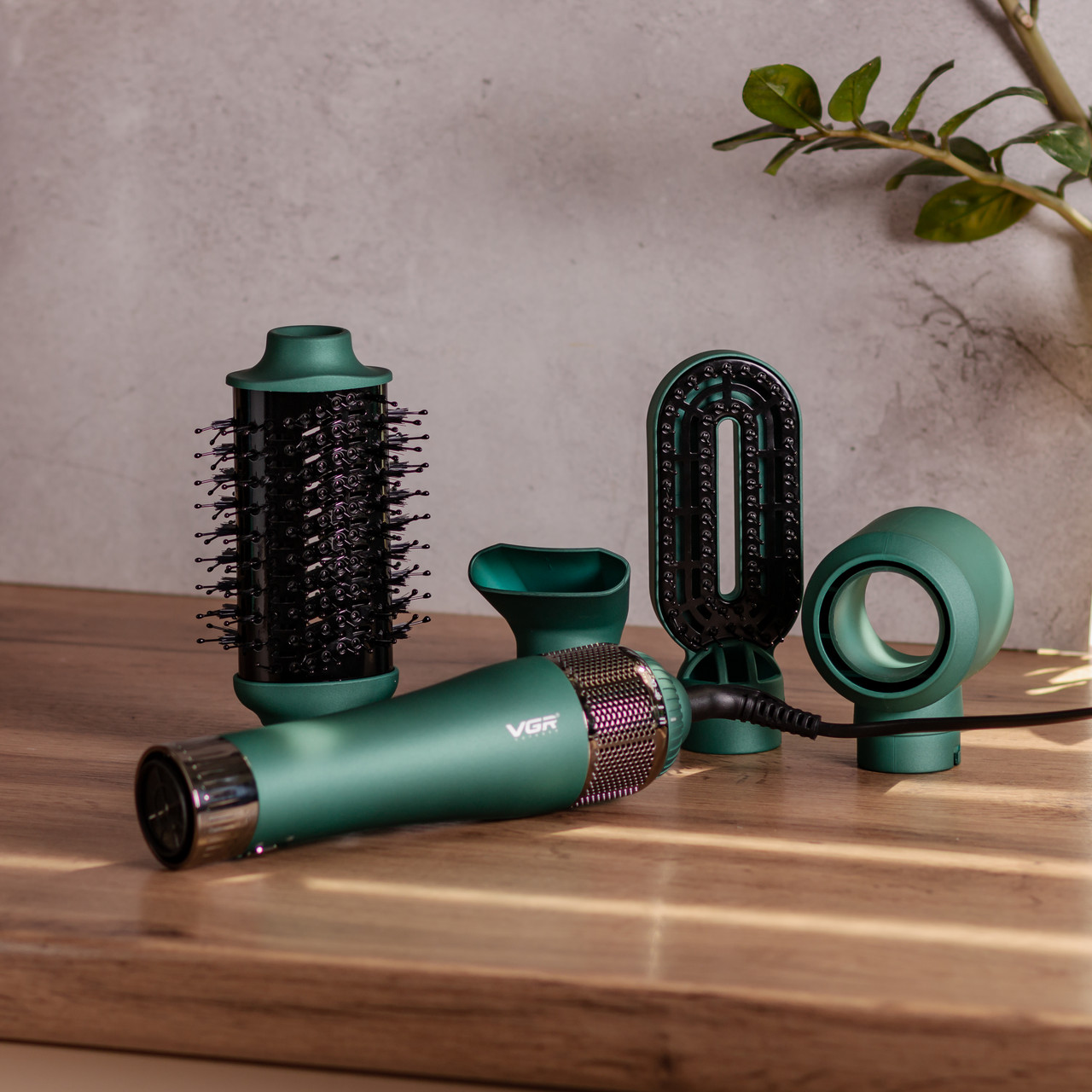 Фен-щітка 4в1 з насадками, 1000 Вт професійний VGR HP-V-493 - Зображення 9