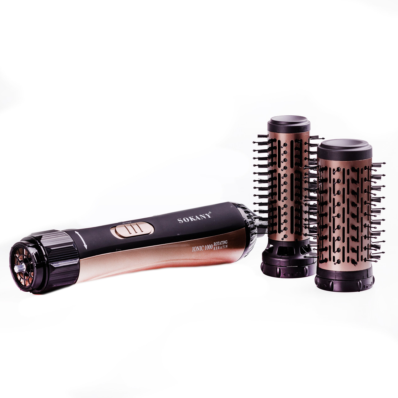Фен стайлер для волосся 2 в 1 Sokany SD903 з насадками - Зображення 3