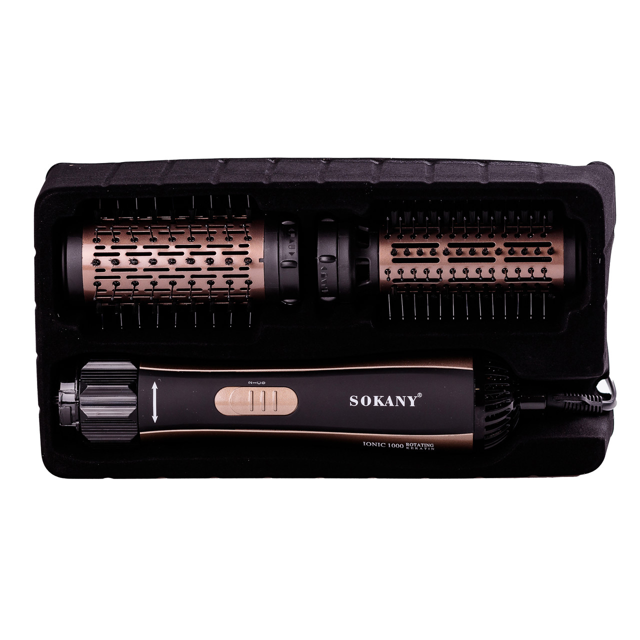 Фен стайлер для волосся 2 в 1 Sokany SD903 з насадками - Зображення 5