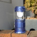 Ліхтар кемпінговий акумуляторний підвісний USB 9×20 см туристичний підвісний ліхтар 36Вт Синій HP-DT-1 - Зображення 8