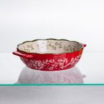 Форма для запікання Vintage Ø17 (см) кругла форма для випікання в духовці з ручками Червона HM04-05 - Зображення 2